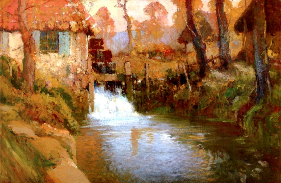 George Ames Aldrich Old Normandy Mill