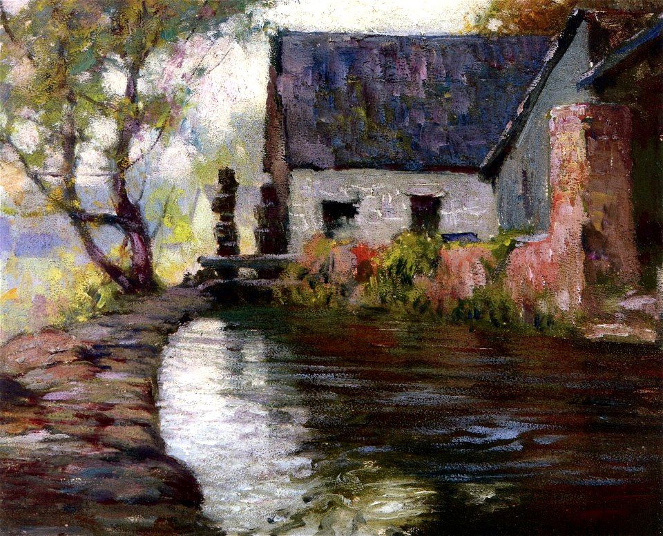 George Ames Aldrich Pont Aven, Brittany, Finistere
