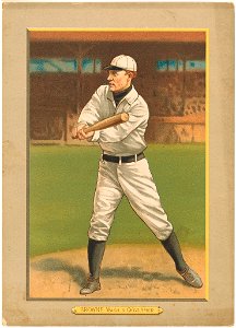 George Browne, Washington Nationals, Chicago White Sox, baseball card portrait LCCN2007685704