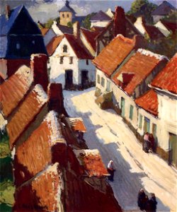 George Ames Aldrich Village Rooftops