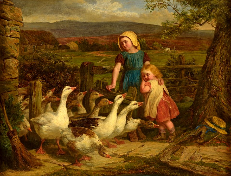 George Augustus Holmes Die kleinen Gänsehirten