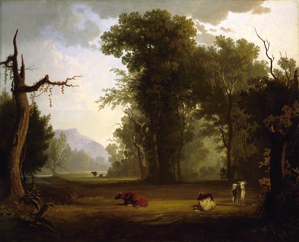 George Caleb Bingham - Landscape with Cattle - 410-1923 - Saint Louis Art Museum