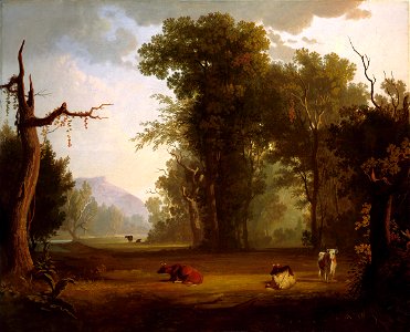 George Caleb Bingham - Landscape with Cattle - 410-1923 - Saint Louis Art Museum