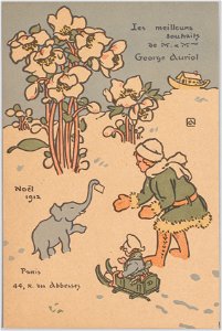 George Auriol (French, 1863-1938) - Noël (Holiday Card) - 2016.93 - Cleveland Museum of Art