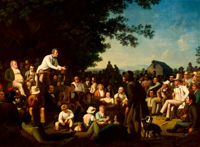 George Caleb Bingham - Stump Speaking - 43-2001 - Saint Louis Art Museum