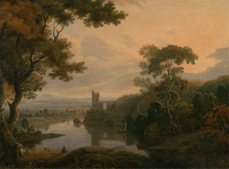 George Barret - River Landscape - Google Art Project