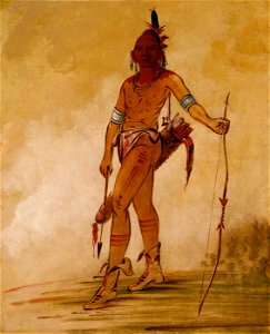 George Catlin - Cáh-he-ga-shín-ga, Little Chief - 1985.66.45 - Smithsonian American Art Museum