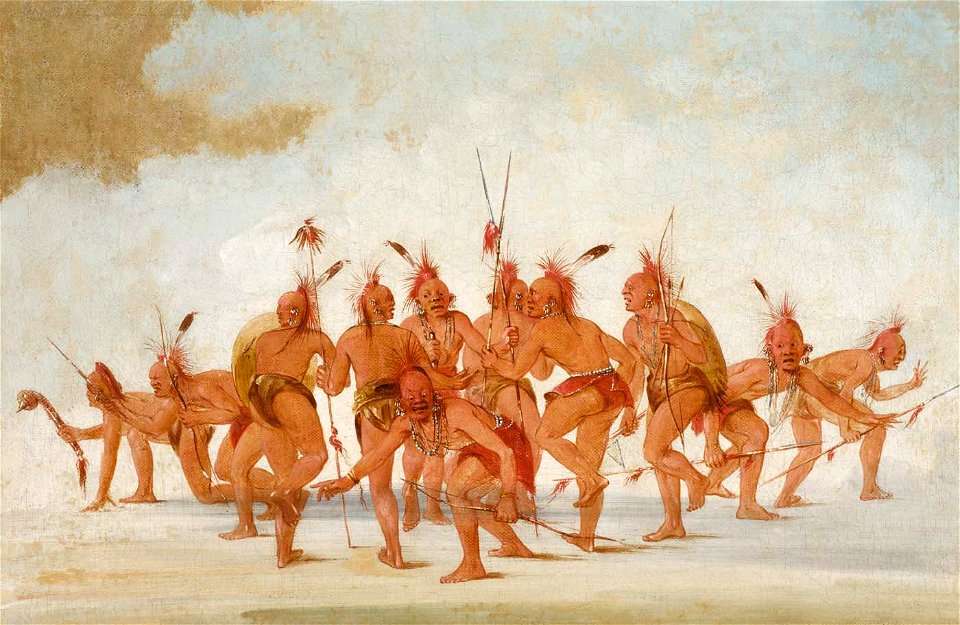 George Catlin - Discovery Dance, Sac and Fox - 1985.66.448 - Smithsonian American Art Museum