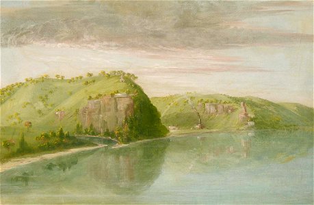 George Catlin - Dubuque's Grave, Upper Mississippi - 1985.66.330 - Smithsonian American Art Museum