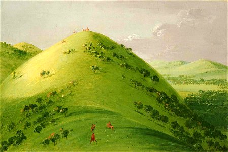George Catlin - Beautiful Prairie Bluffs, Upper Mississippi - 1985.66.329 - Smithsonian American Art Museum