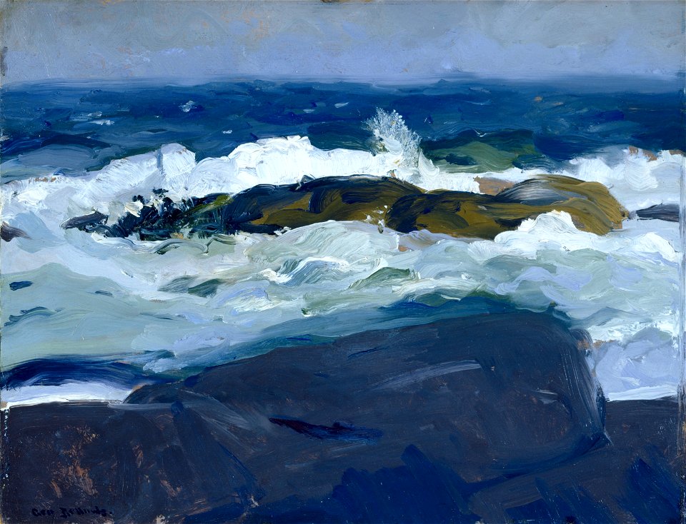 George Bellows - Rock Reef, Maine - 85.153 - Museum of Fine Arts, Houston