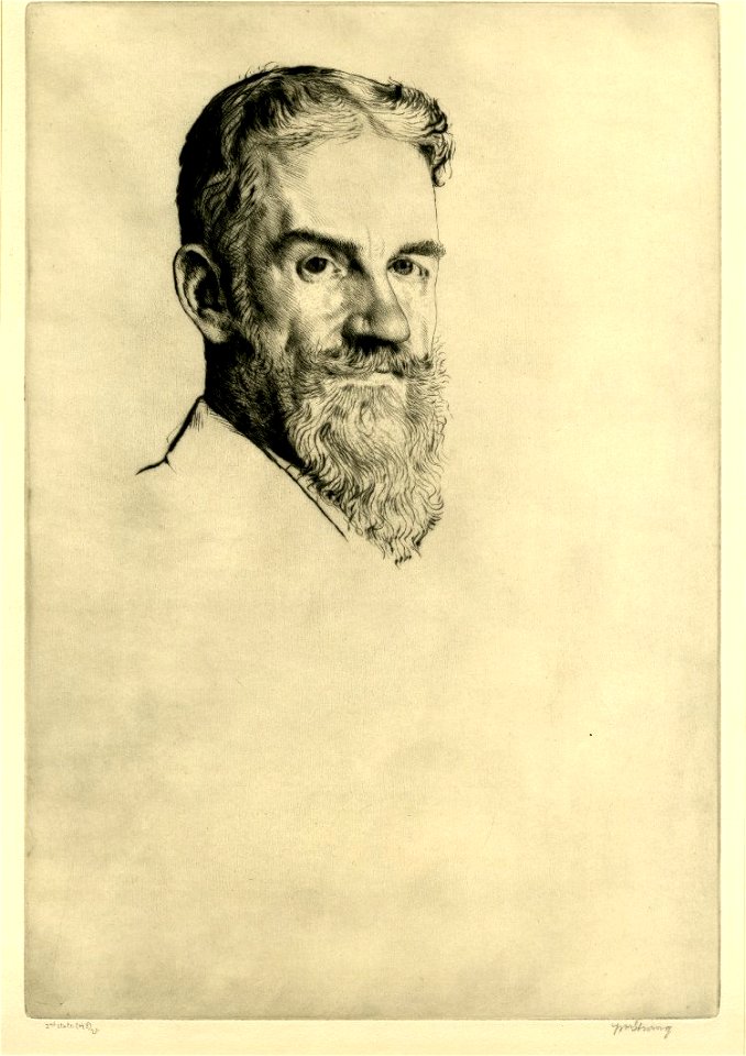 George Bernard Shaw by William Strang 1907