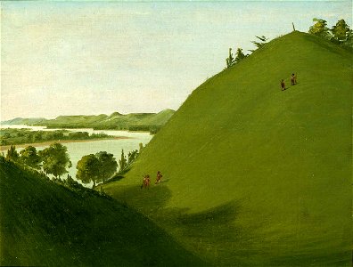 George Catlin - Floyd's Grave, Where Lewis and Clark Buried Sergeant Floyd in 1804 - 1985.66.376 - Smithsonian American Art Museum