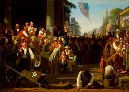 George Caleb Bingham - The Verdict of the People - 45-2001 - Saint Louis Art Museum