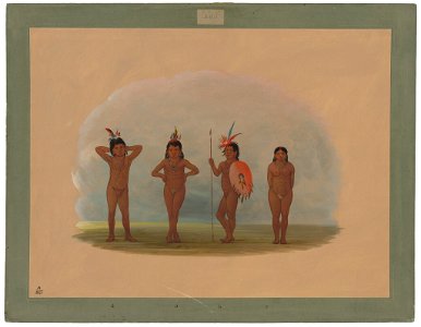George Catlin - Four Zurumati Children - 1965.16.229 - National Gallery of Art