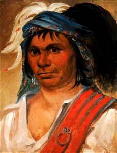 George Catlin - Hard Hickory, an Amiable Man - 1985.66.266 - Smithsonian American Art Museum
