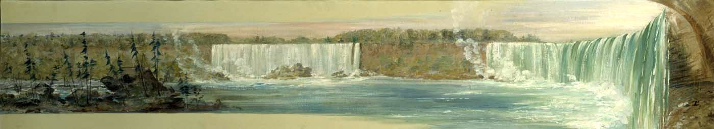 George Catlin - Niagara Falls - 1985.66.386,504 - Smithsonian American Art Museum. Free illustration for personal and commercial use.