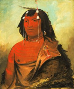 George Catlin - Bi-éets-ee-cure, Very Sweet Man - 1985.66.169 - Smithsonian American Art Museum