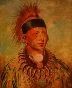 George Catlin - Portrait of Mew-Hew-She-Kaw