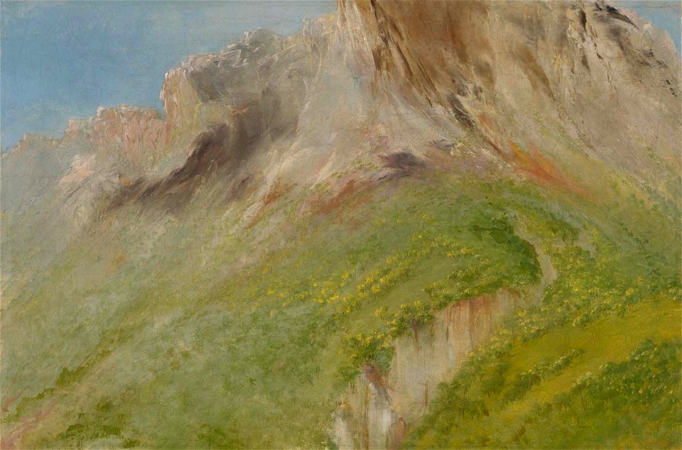 George Catlin - Ta-wa-que-nah, or the Rocky Mountain, Near the Comanche Village - 1985.66.352 - Smithsonian American Art Museum