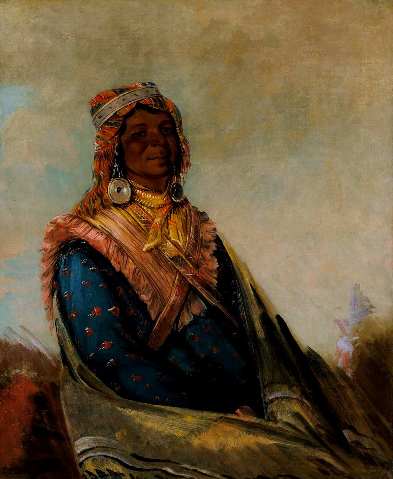 George Catlin - Hól-te-mál-te-téz-te-néek-ee, Sam Perryman - 1985.66.289 - Smithsonian American Art Museum