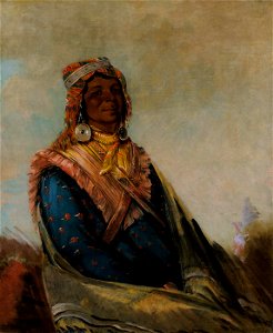 George Catlin - Hól-te-mál-te-téz-te-néek-ee, Sam Perryman - 1985.66.289 - Smithsonian American Art Museum