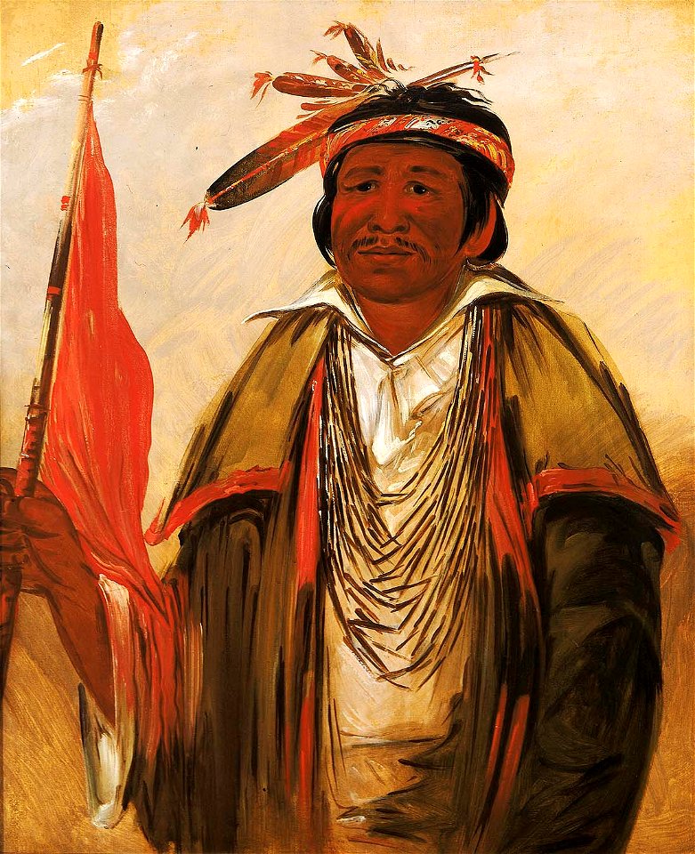 George Catlin - Ke-chím-qua, Big Bear - 1985.66.243 - Smithsonian American Art Museum