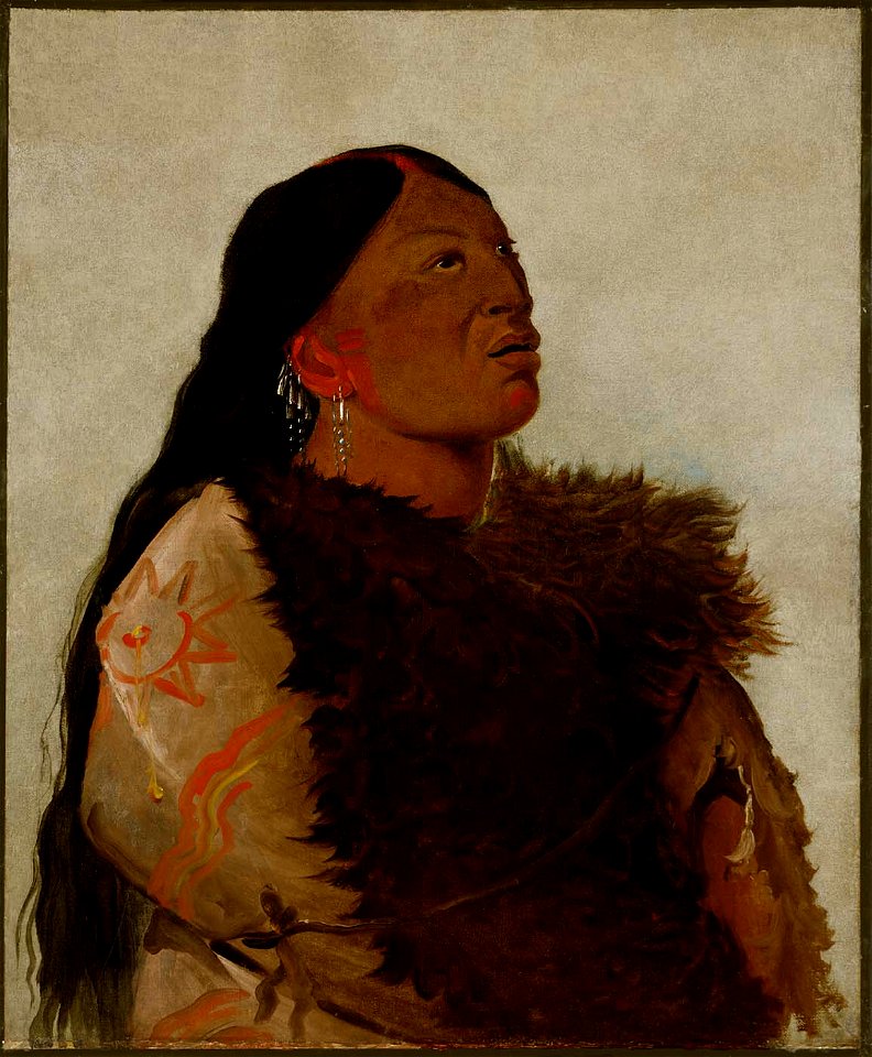 George Catlin - Wife of The Six - 1985.66.195 - Smithsonian American Art Museum