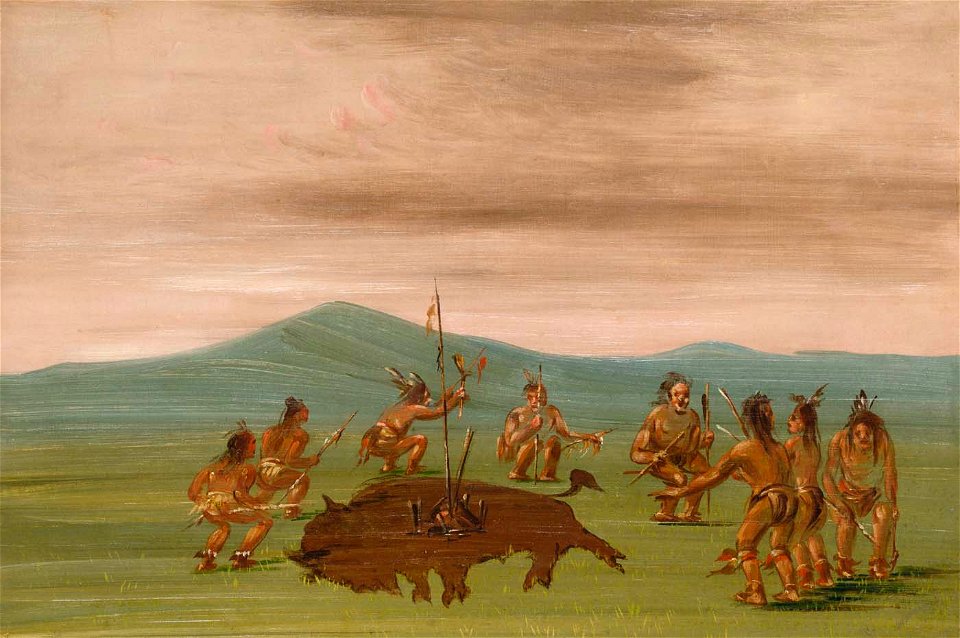 George Catlin - Medicine Buffalo of the Sioux - 1985.66.485 - Smithsonian American Art Museum