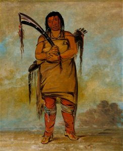 George Catlin - Wáh-chees, a Brave - 1985.66.233 - Smithsonian American Art Museum