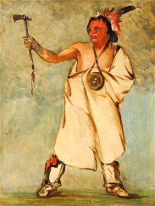 George Catlin - Naw-naw-páy-ee, The Soldier - 1985.66.212 - Smithsonian American Art Museum