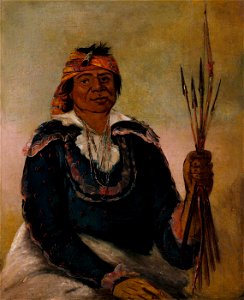 George Catlin - Ni-có-man, The Answer, Second Chief - 1985.66.275 - Smithsonian American Art Museum
