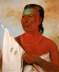 George Catlin - Náh-pope, Soup, adviser to Black Hawk - 1985.66.8 - Smithsonian American Art Museum