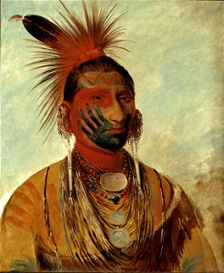 George Catlin - Wash-ka-mon-ya, Fast Dancer, a Warrior - 1985.66.520 - Smithsonian American Art Museum
