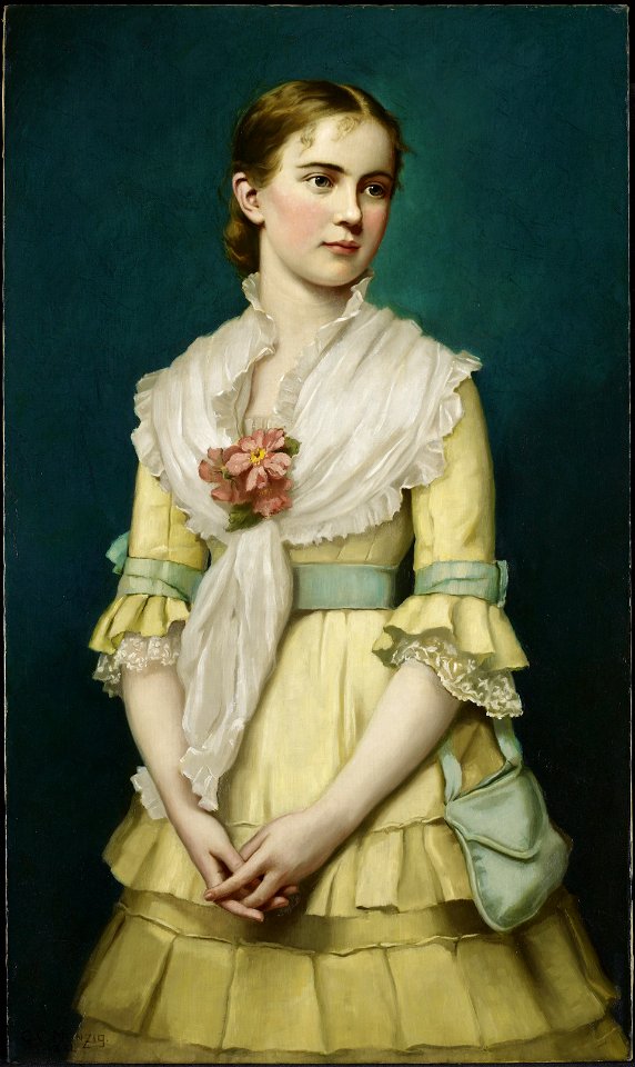 George Chickering Munzig - Portrait of a Young Girl - 2007.46 - Minneapolis Institute of Arts