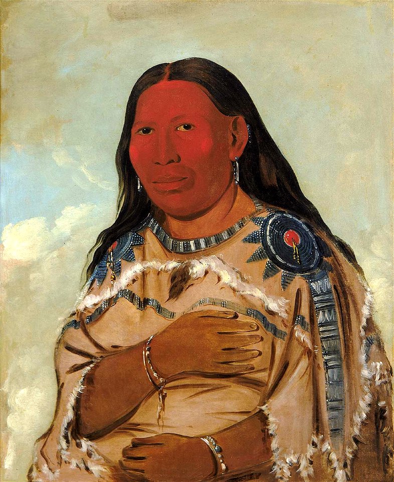 George Catlin - Wife of Two Crows - 1985.66.174 - Smithsonian American Art Museum