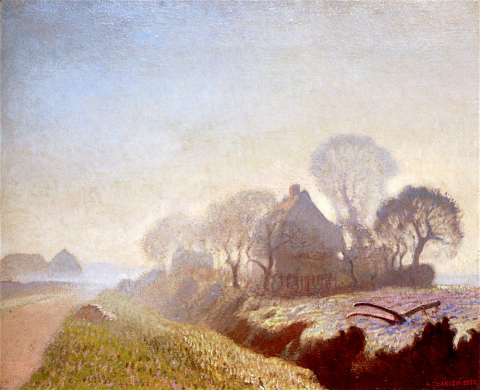 George Clausen - Morning in November