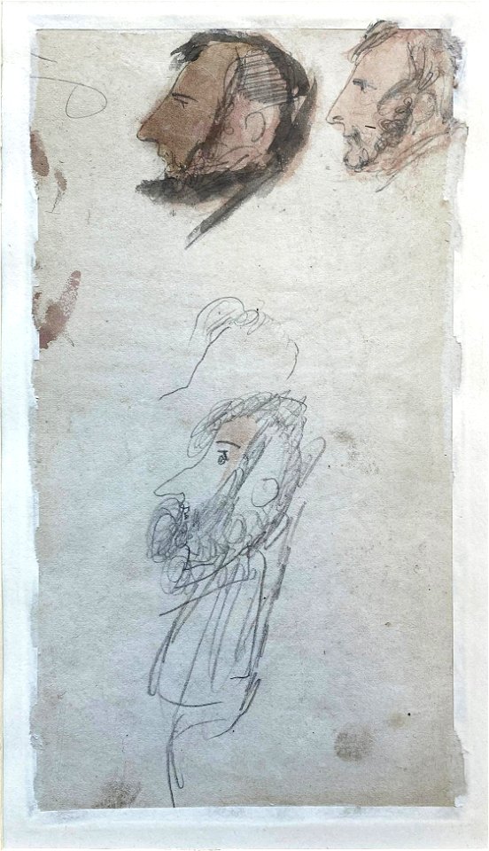 George Cruikshank - self-study - 7407 - verso