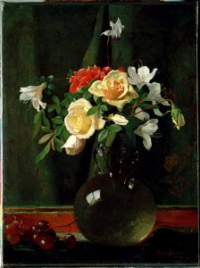 George Cochran Lambdin - Vase of Flowers - 64.458 - Museum of Fine Arts