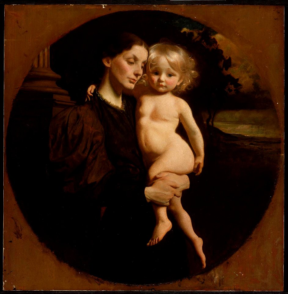George de Forest Brush - Mother and Child - 95.1375 - Museum of Fine Arts