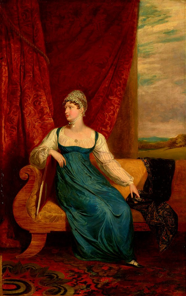 George Dawe (1781-1829) - Princess Charlotte (1796-1817) - RCIN 406478 - Royal Collection