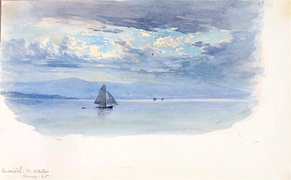 George Elbert Burr - Criccieth, N. Wales - 1983.83.273 - Smithsonian American Art Museum