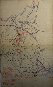 George E. Mansfield (1876-1877) Map of the Billerica and Bedford Railroad