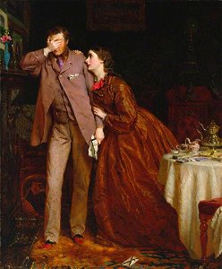 George Elgar Hicks (1824-1914) - Woman's Mission, Companion of Manhood - T00397 - Tate