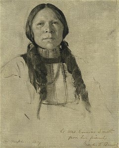 George de Forest Brush - An Arapahoe Boy - 2007.138.1 - National Gallery of Art