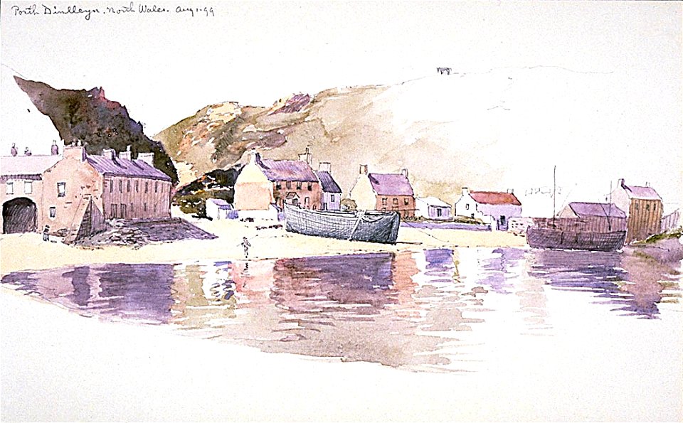 George Elbert Burr - Porth Dinlleyn, North Wales - 1983.83.279 - Smithsonian American Art Museum