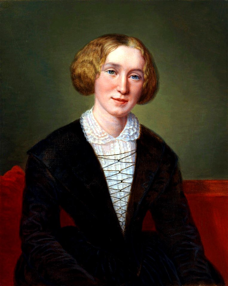 George Eliot, por François D'Albert Durade