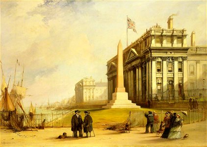 George Chambers II (1829-1878) - The Bellot Memorial at Greenwich Hospital - BHC2393 - Royal Museums Greenwich