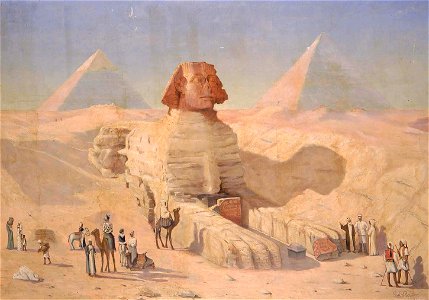 George E. Raum - The Sphinx - 1998.39 - Smithsonian American Art Museum. Free illustration for personal and commercial use.