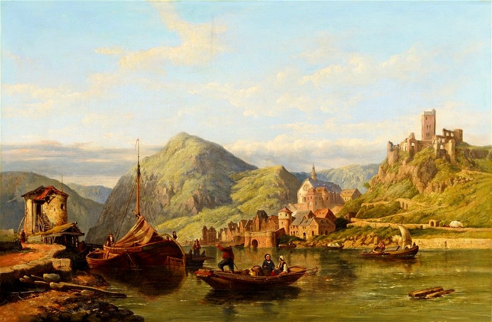 George Clarkson Stanfield Beilstein an der Mosel
